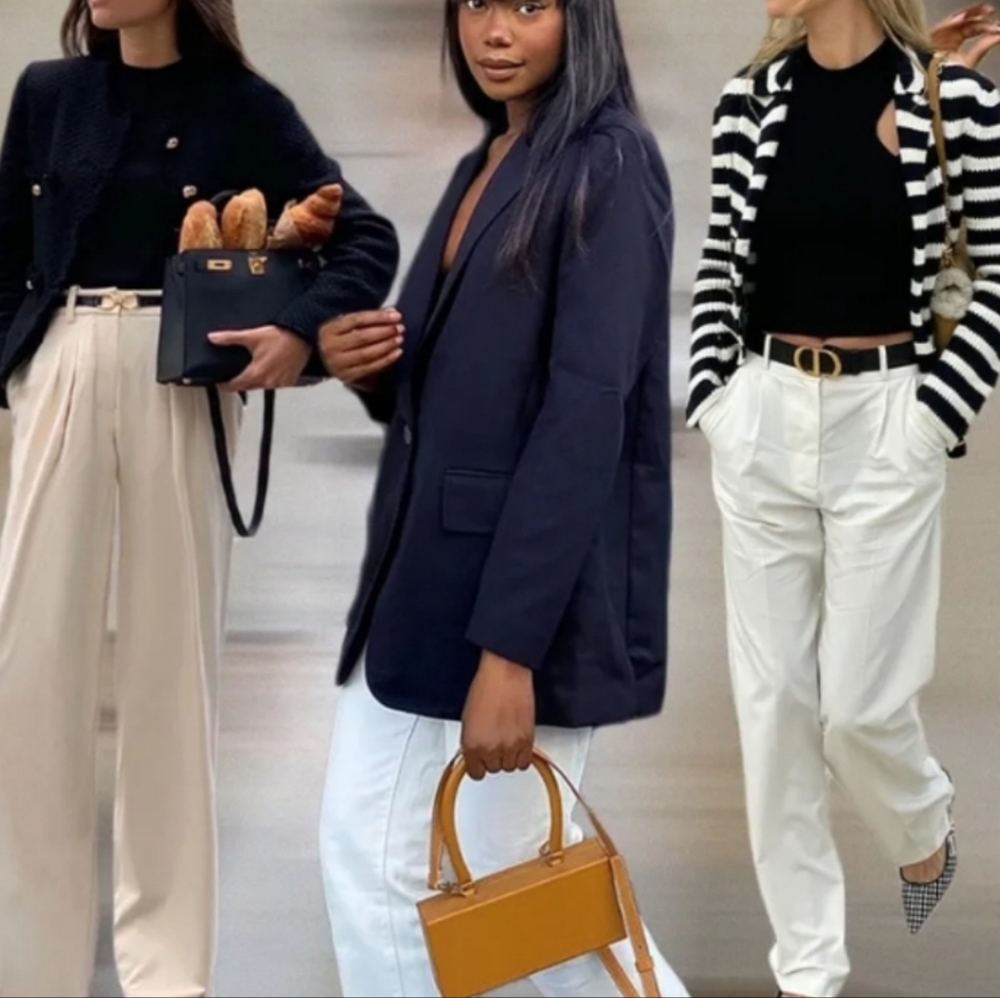 WWW | High Rise Wide Leg Trousers